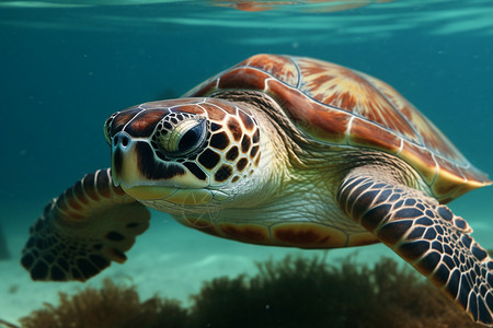 墨西哥海龟背景图片