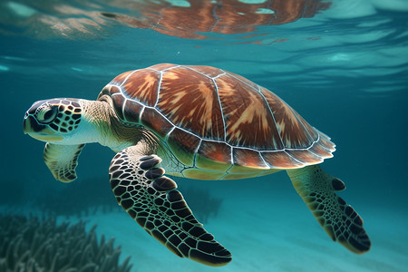 濒危灭绝的墨西哥海龟图片