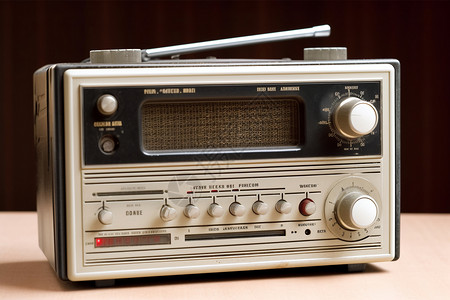 复古电台便携式扬声器高清图片