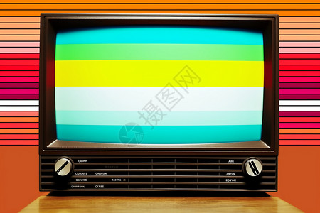 彩色屏幕彩色的电视背景