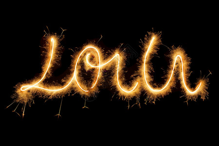 夜火燃烧的字母设计图片