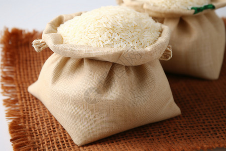五常大米包装精品大米背景