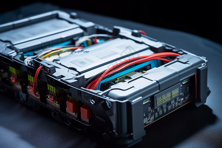 工业锂电池连接组设备高清图片