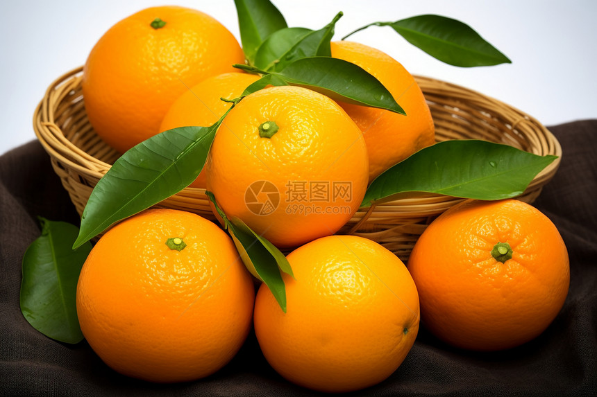 柑橘的特写镜头图片
