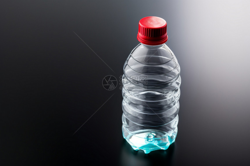 装有蓝色液体的塑料瓶图片
