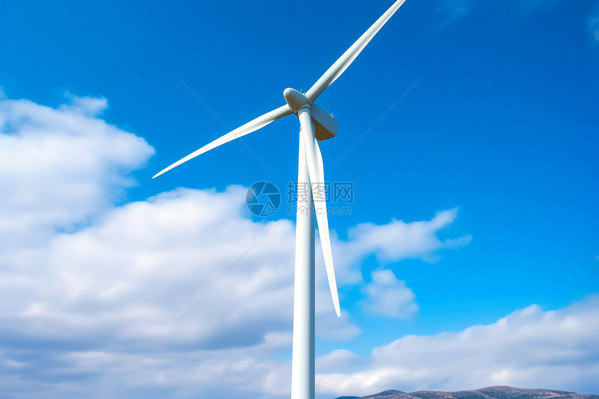 巨大的电力风车图片