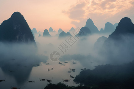 漫漫人生路意境漫漫的风景背景