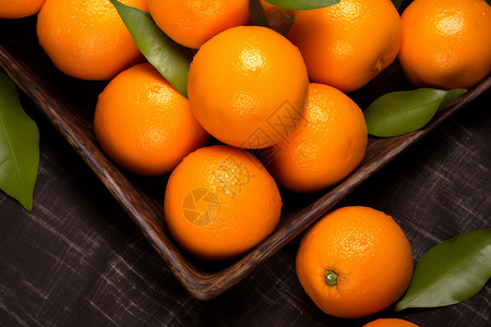 秋天水果橘子美味水果小橘子背景
