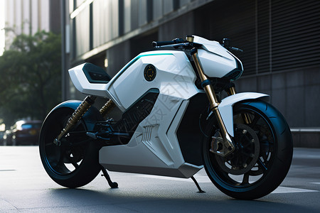 新能源电池摩托车背景图片