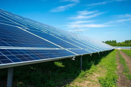 太阳能供电设备背景图片