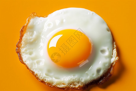 一个煎鸡蛋背景图片
