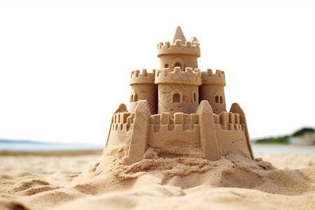 沙滩城堡图片
