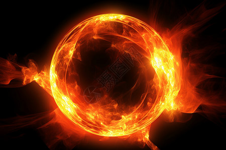 圆形火素材环形的火焰设计图片