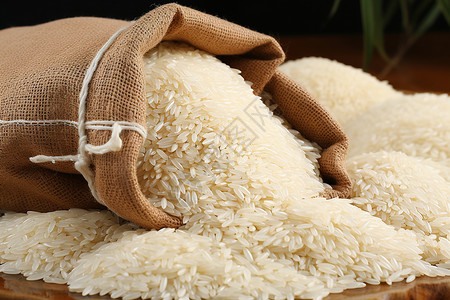 一堆大米粒健康无害的米粒背景
