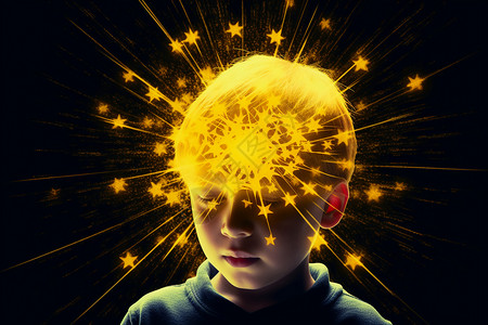 儿童的癫痫头部癫痫高清图片
