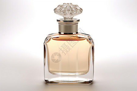 透明香水瓶香香的香水背景