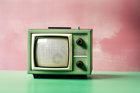 复古的电视机背景图片