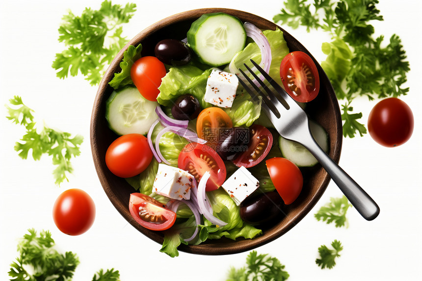 营养蔬菜沙拉图片