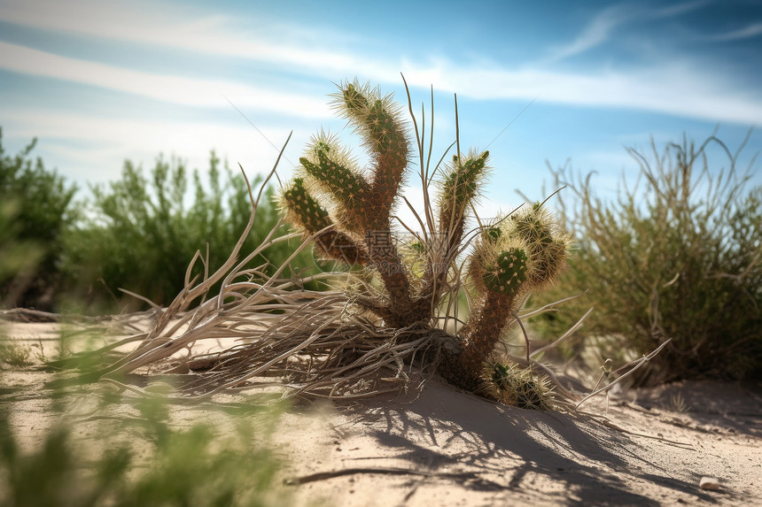 沙漠里的植物图片