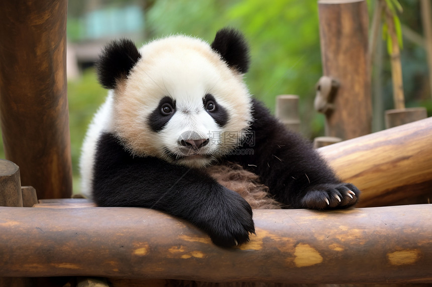 幼小的熊猫图片
