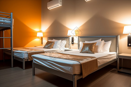 酒店床单舒适的酒店房间设计图片