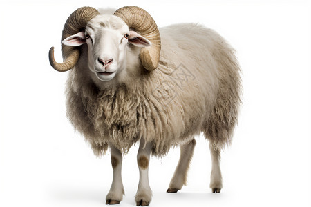 养殖场的绵羊高清图片