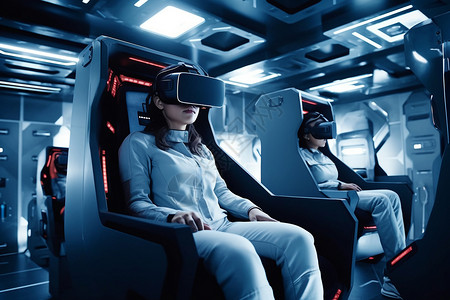 飞行员视角身临其境的VR技术设计图片