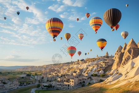 土耳其热气球图片