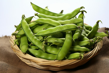蔬菜蚕豆背景图片