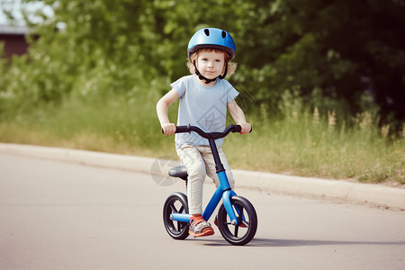 运动车轮自行车上的孩子背景