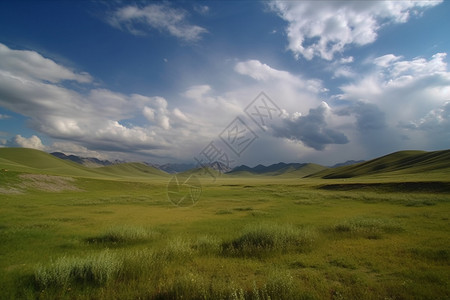 大草原的自然景观图片