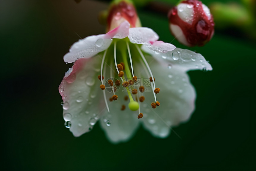 樱花植物的特写镜头图片