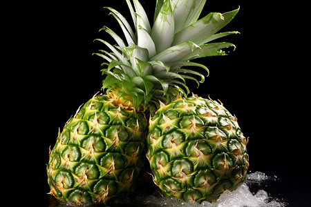 美味的热带菠萝图片