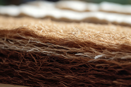 椰壳纤维棕榈床垫高清图片