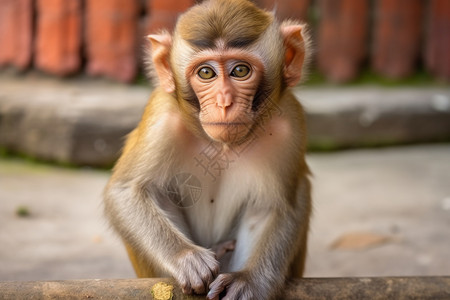 一只猴子的图背景图片