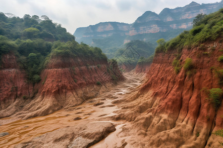 美丽的丹霞山国家地质公园图片