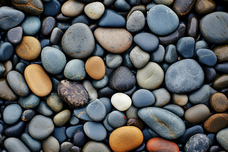 各种颜色的小石子背景图片