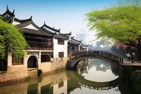 中国著名的旅游胜地背景图片