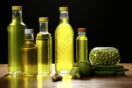 做菜的橄榄油背景图片