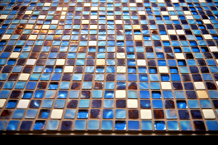 马赛克泳池泳池的马赛克瓷砖背景