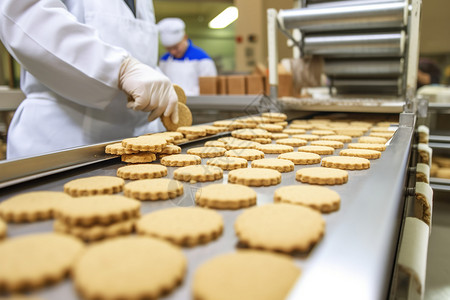 食品分析制造食品车间生产背景