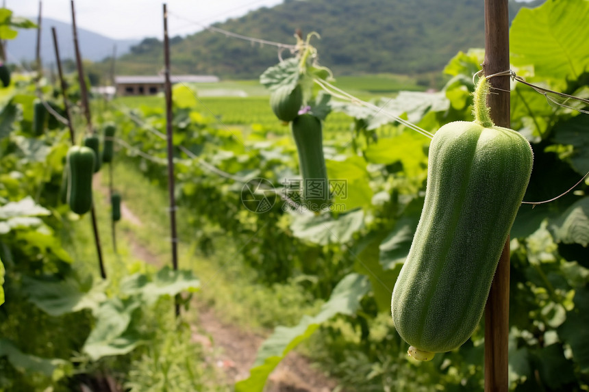 田里的蔬菜图片