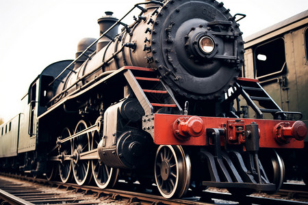 蒸汽的火车背景图片