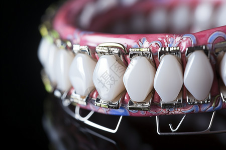 牙科医生牙齿修复背景图片
