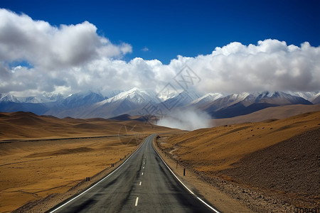 宽阔平坦宽阔的公路背景