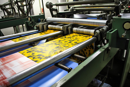 自动化的印刷厂图片