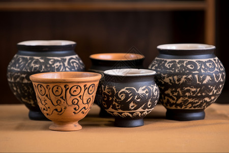 陶土制陶器图片