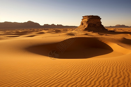 沙漠中的沙丘背景图片