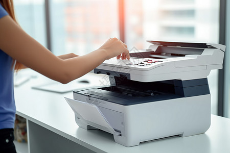 扫描打印专业的打印机背景