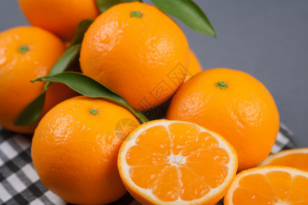 橙色的橙子背景图片
